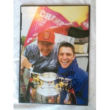 Signed picture of Lee Sharpe the Manchester United footballer. 